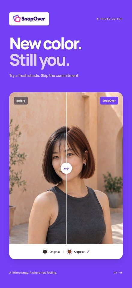 New color. Still you.