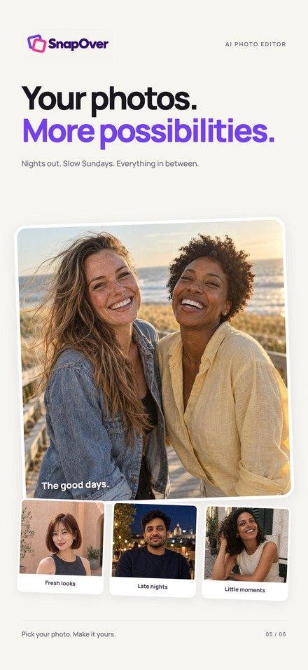 Your photos. More possibilities.